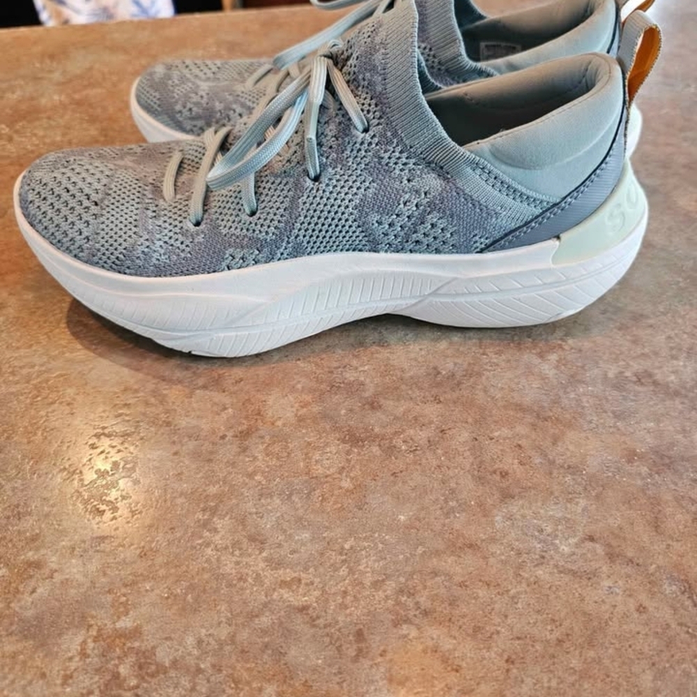 Sorel Women's Sneakers in Light Blue and White